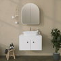 Hanah Home Mueble de Baño Hope - Blanco, 12x45x50 cm